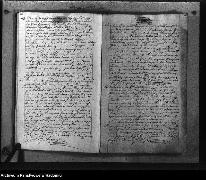 image.from.unit.number "Akta cywilne gminy Głowaczów na rok 1824"