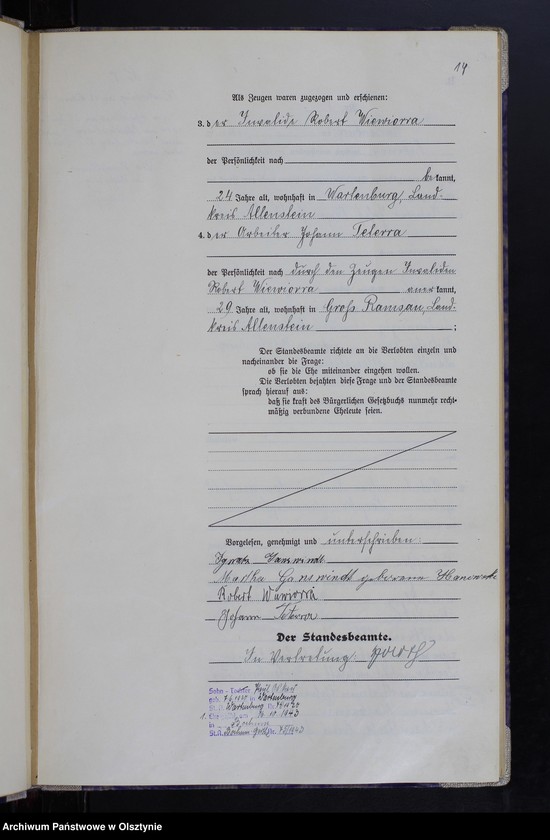 image.from.unit.number "Heirats-Haupt-Register Nr 1 - 100"