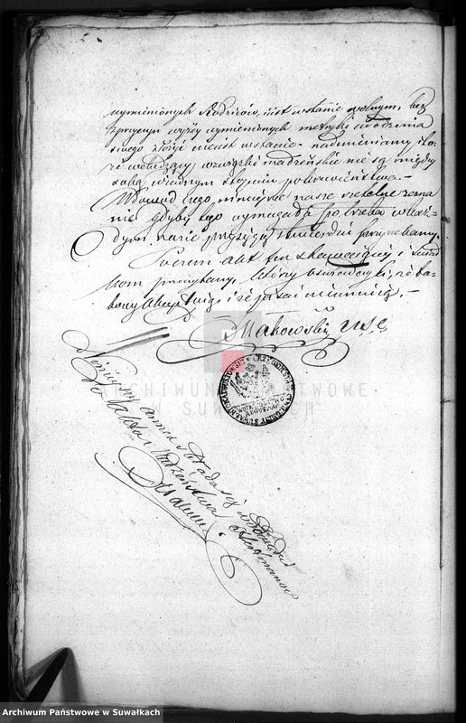 image.from.unit.number "Dowody do Akt Zaślubionych Urzędnika Stanu Cywilnego Wyznania Moyżeszowego Okręgu Suwalskiego z roku 1834"