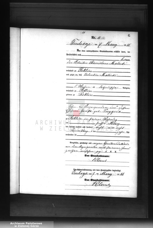 Obraz 14 z jednostki "Sterbe-Neben-Register"