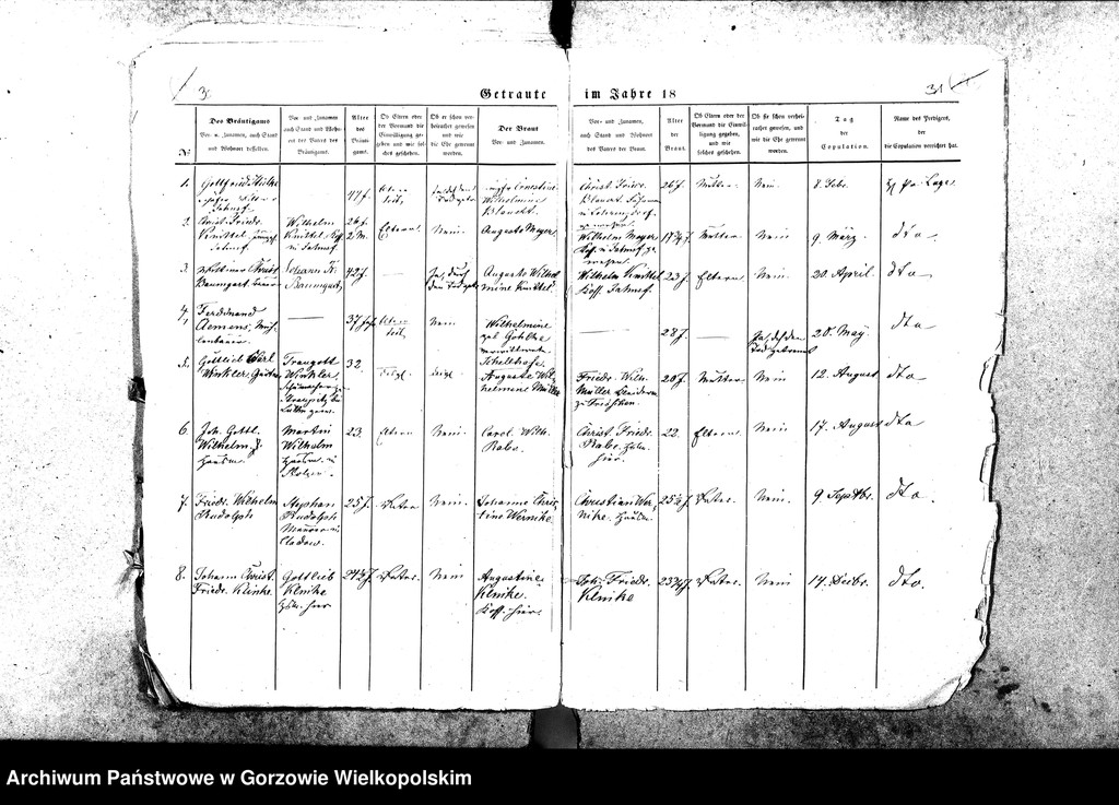 image.from.unit.number "Duplikate der Kirchenbücher von der Parochie Gralow: Gralow (Gralewo) mit Krieningswerder (Krzynka) und Bergkolonie (Górki), Jahnsfelde (Janczewo), Pollychen (Stare Polichno), Zantoch (Santok)"