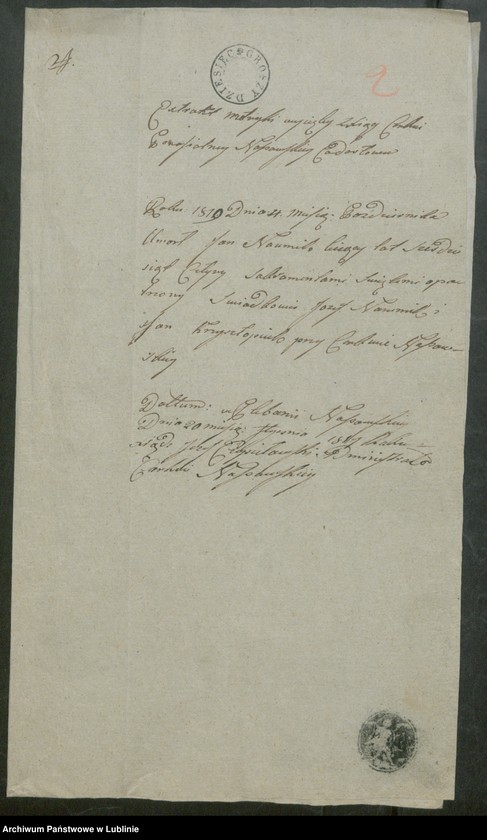 image.from.unit "Alegaty do ksiąg urodzeń, zapowiedzi, małżeństw i zgonów z lat 1817 - 1818"