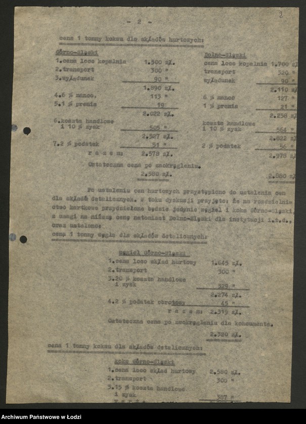 Obraz 3 z jednostki "Wydział Aprowizacji i Handlu [Zarządu Miejskiego]; protokoły [narad], sprawozdania [sytuacyjne]"