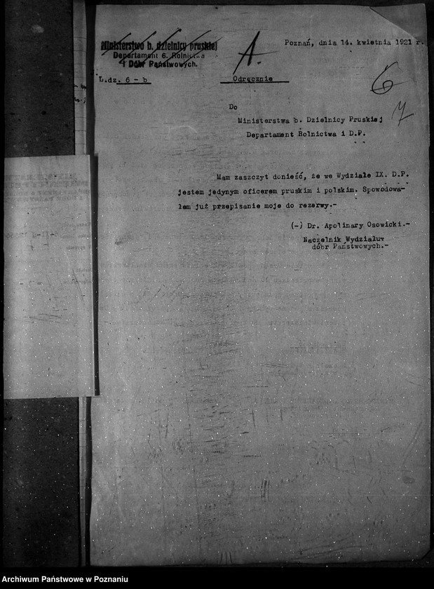 Obraz 12 z jednostki "Rozporządzenia personalne ogólne"