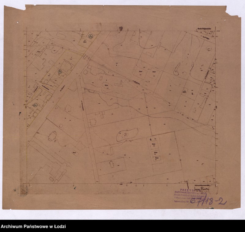 Obraz 2 z jednostki "Plan miasta Rudy Pabianickiej Sekcja 19"