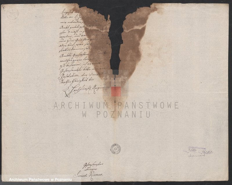 image.from.unit.number "Spec. Prośby kołodziejów skierowane do władz miejskich Leszna o rozstrzygnięcie sporów; język niemiecki"