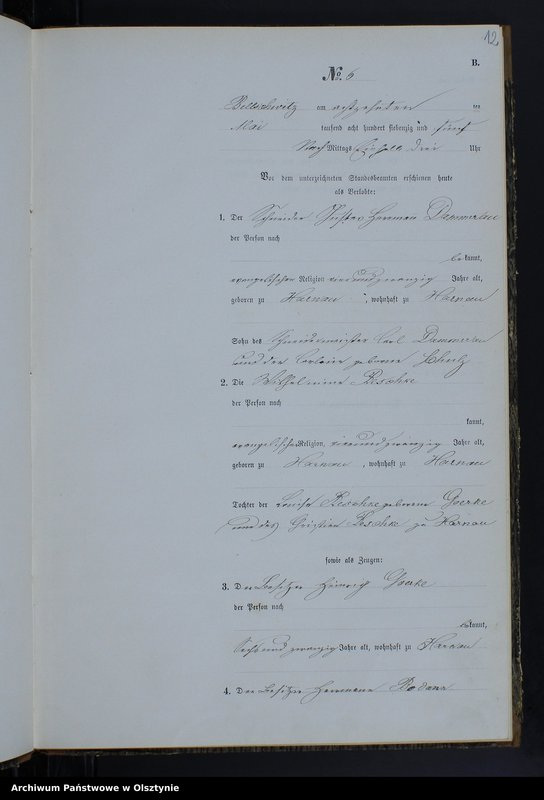image.from.unit.number "Heiraths-Neben-Register Nr 1 - 21"