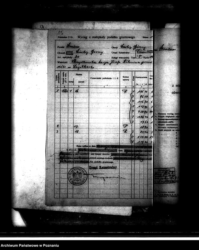 Obraz 19 z jednostki "Majątek Żegotki powiatu mogileńskiego wyłączenie z art. 4 i 5 ustawy o wykonaniu reformy rolnej Maria Skrzydlewska"