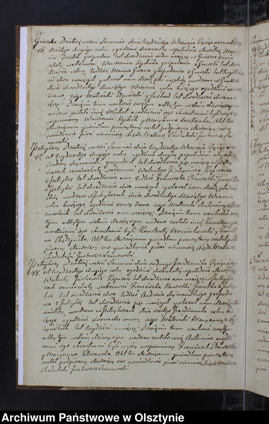 image.from.unit.number "Akta Urodzonych Zmarłych Zaślubionych w parafii Sarnowskiey w roku 1832"