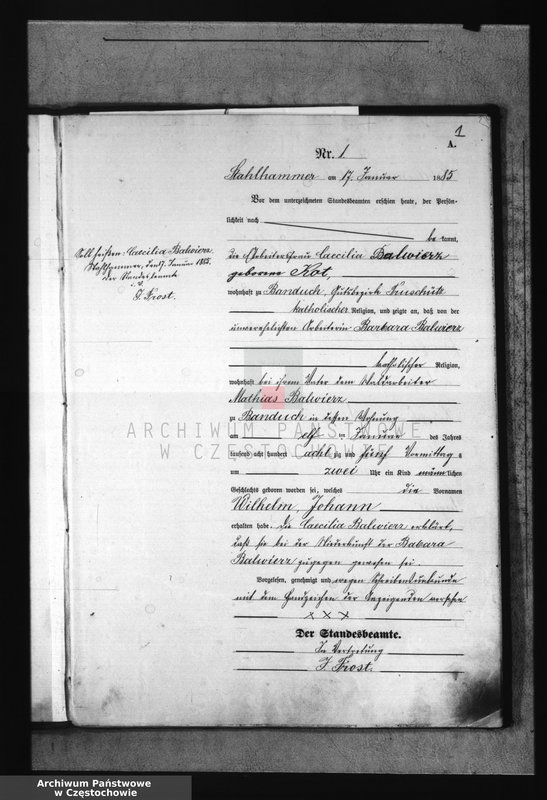 image.from.unit "[Księga aktów urodzeń z 1885 roku]"