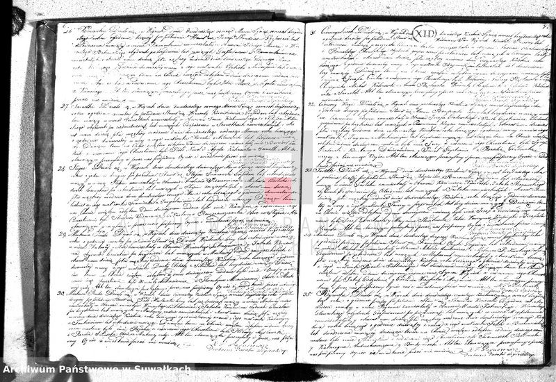 image.from.unit.number "Księga duplikat urodzonych, zaślubionych y umarłych parafii wigierskiey z roku 1830"