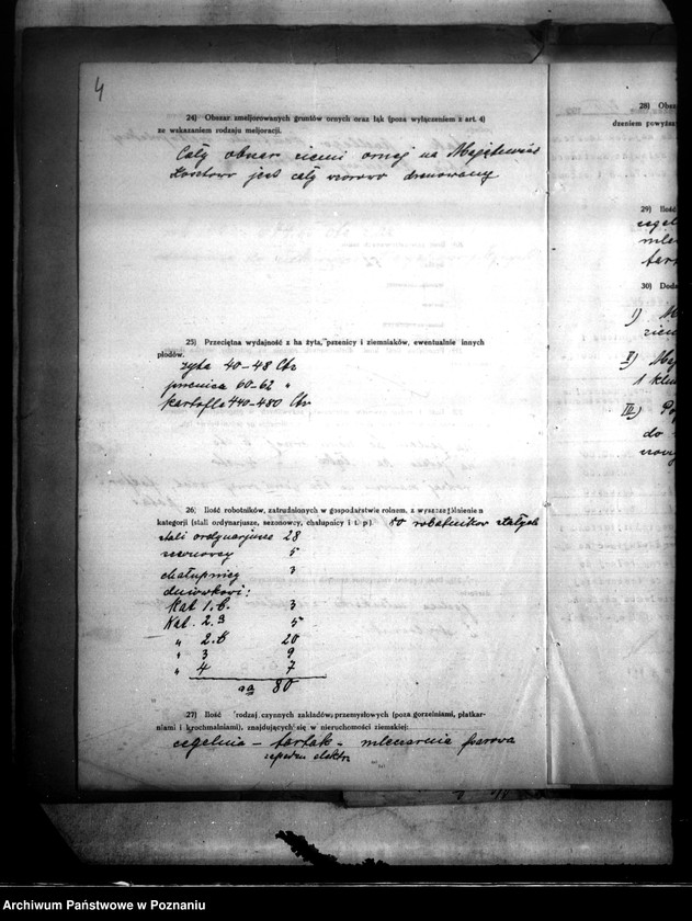 Obraz 10 z jednostki "Majątek Kosztowo powiatu wyrzyskiego wyłączenie z art. 4/5 ustawy o wykonaniu reformy rolnej Helmut Buettner"