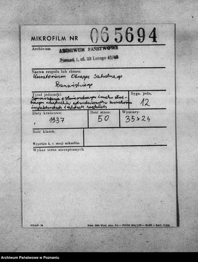 image.from.unit.number "[Wykaz imienny i sprawozdania liczbowe o stanie osobowym i ruchu służbowym pracowników administracji]"