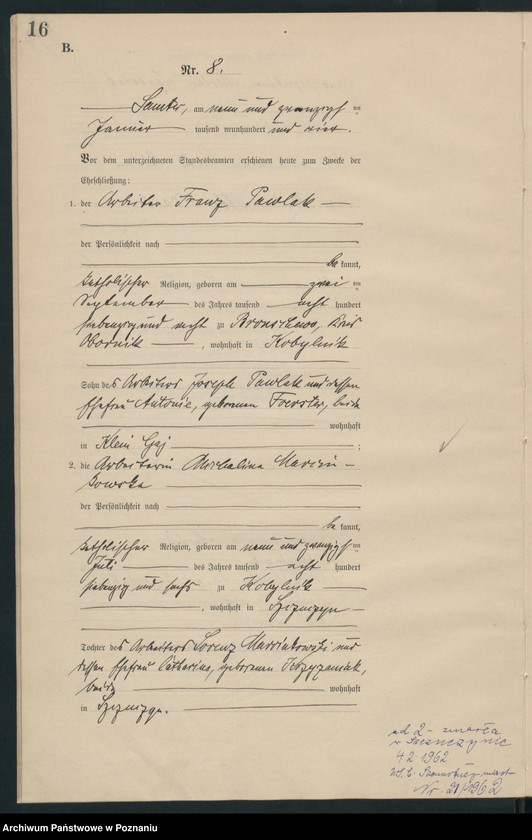 Obraz 18 z jednostki "Heiraths-Haupt-Register"