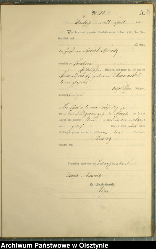 image.from.unit.number "Geburts-Haupt-Register Nr 1 - 47"