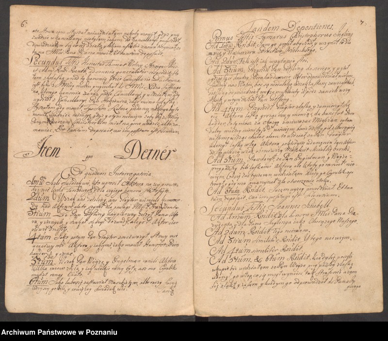 Obraz 7 z jednostki "Acta consularis officii civitatis Posnaniae."