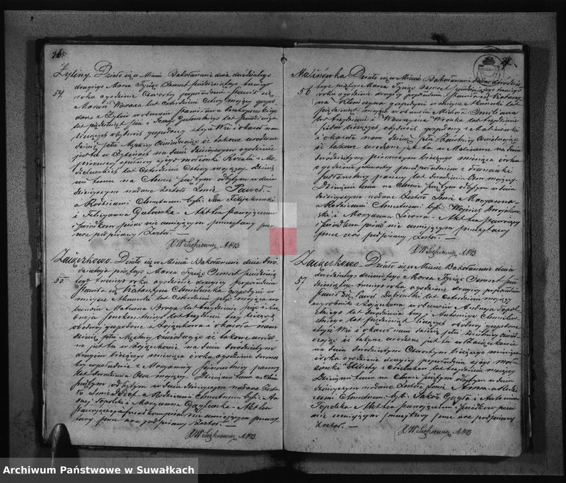 image.from.unit.number "Księga Duplikat zawierająca w sobie Akta Urodzonych, Zaślubionych i Zmarłych z roku 1863 w parafii Bakałarzew"