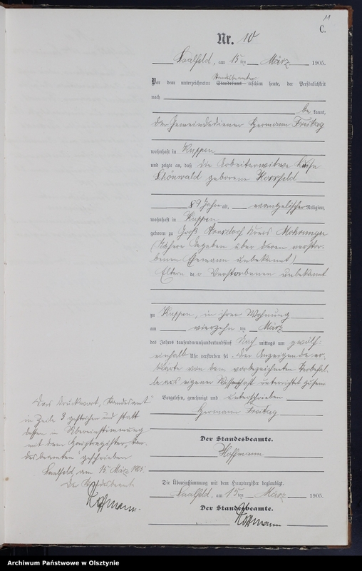 image.from.unit.number "Sterbe-Neben-Register Nr 1 - 47"