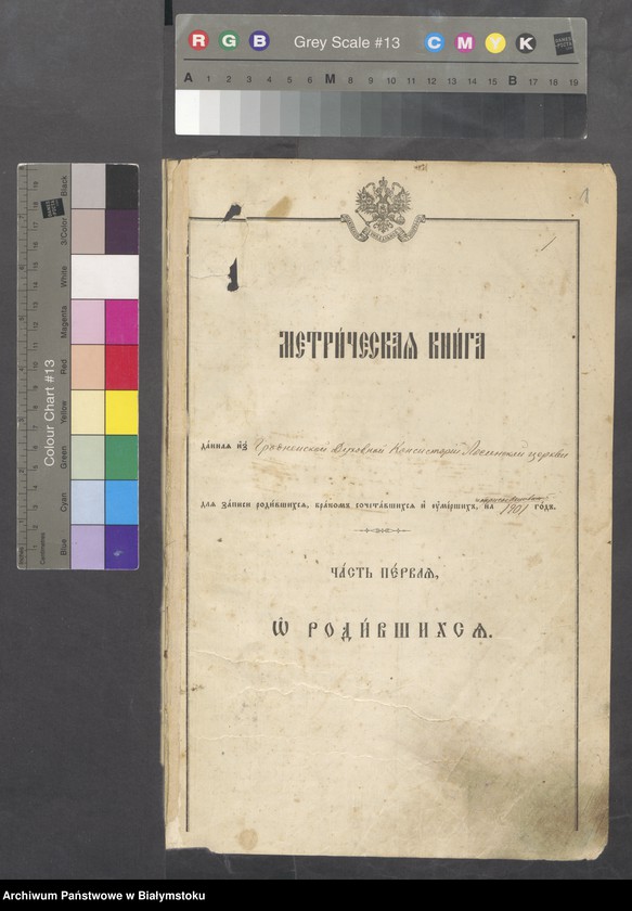 Obraz z jednostki "[Akta urodzeń, małżeństw i zgonów za lata 1900-1901]"