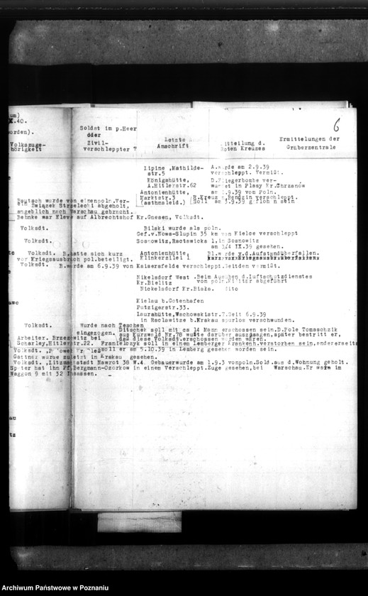 Obraz 11 z jednostki "Vermisstenmeldungen von Roten Krenz - Berlin - Listen und Schriftvechsel"