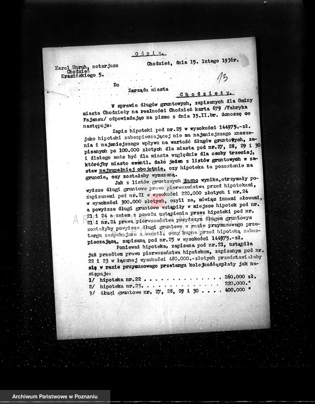 Obraz 17 z jednostki "Fabryka Fajansu w Chodzieży Zarząd Miejski"