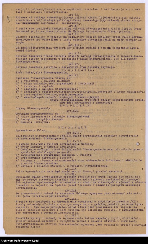 Obraz 12 z jednostki "Żydowskie Stowarzyszenie Dobroczynności "Komitet Ratunkowy" w Sieradzu"