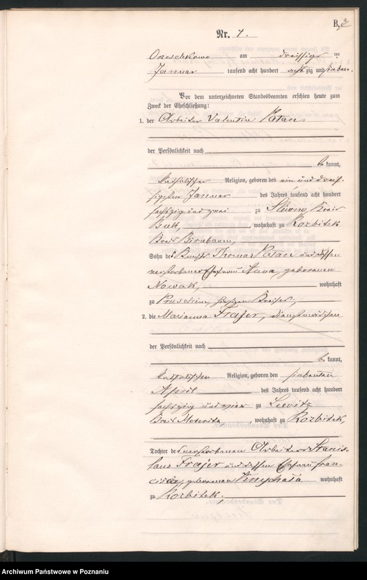 Obraz 10 z jednostki "Księga małżeństw"