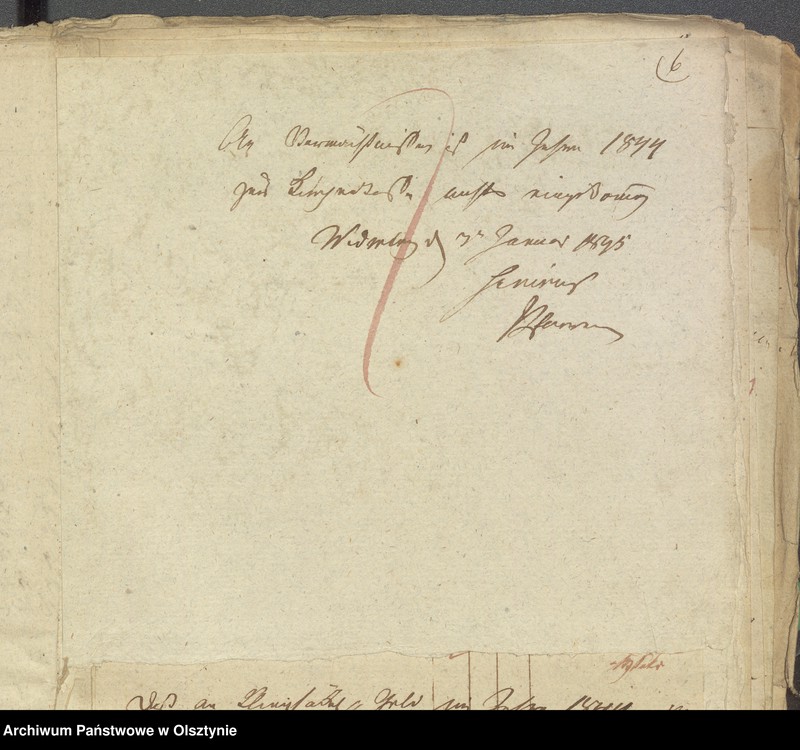 image.from.unit.number "Rechnung der Kirchenkasse zu Widminnen für das Jahr 1844"