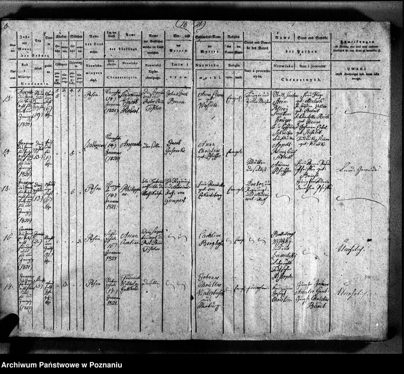 Obraz 6 z jednostki "Duplikat der Getauften, Getrauten, Verstorbenen"