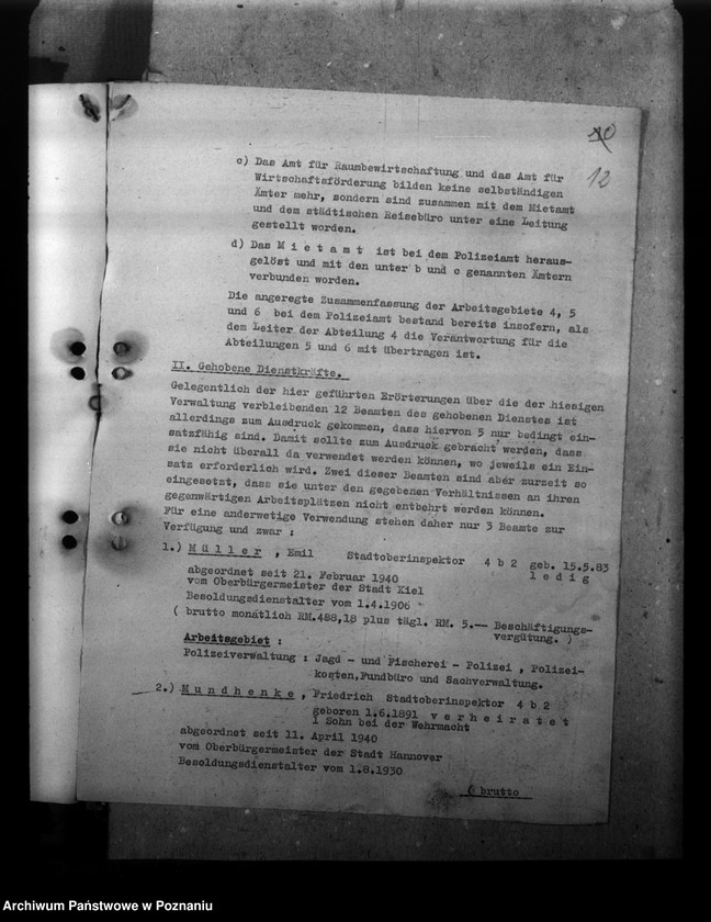 Obraz 16 z jednostki "Überprüfung des Personaleinsatzes. Ernennungen von gefallenen und vermissten Stalingradskämpfer"