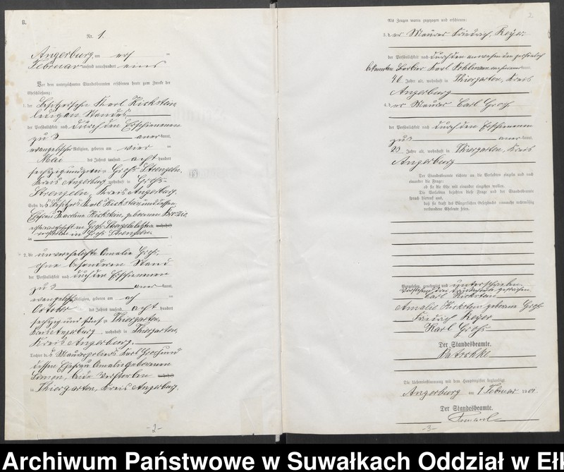 image.from.unit.number "Heiraths-Neben-Register des Preussischen Standes-Amtes Angerburg Kreis Angerburg"