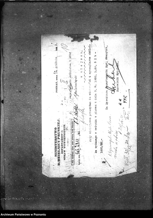 Obraz 16 z jednostki "Sprawy gospodarcze-ogólne Okólniki Dep. Spraw Wewnętrznych"