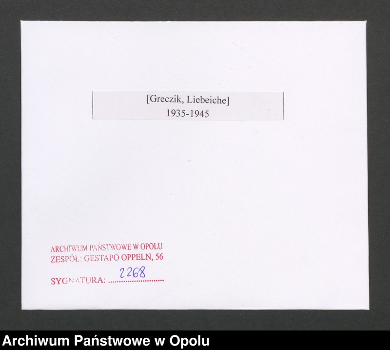 Obraz 2 z jednostki "[Greczik, Liebeiche]"