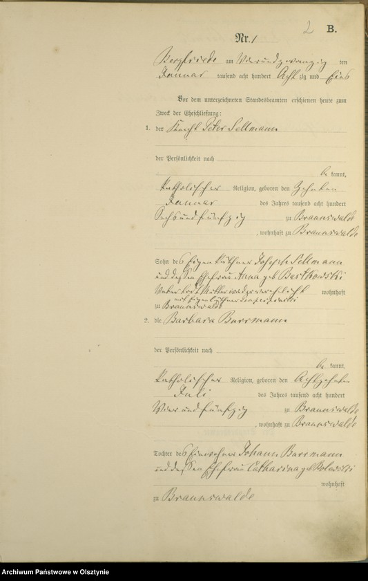 image.from.unit.number "Heiraths-Haupt-Register Nr 1 - 16"