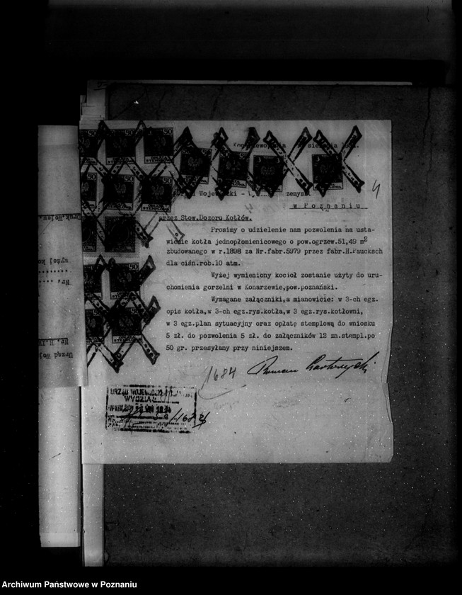 Obraz 9 z jednostki "Gorzelnia rolnicza w Konarzewie powiat poznański własność ks. R. Czartoryskiego nr woj. 1684"