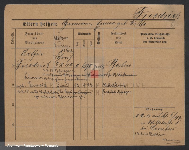 Obraz 8 z jednostki "Fridmann - Friwein (Frühwein)"