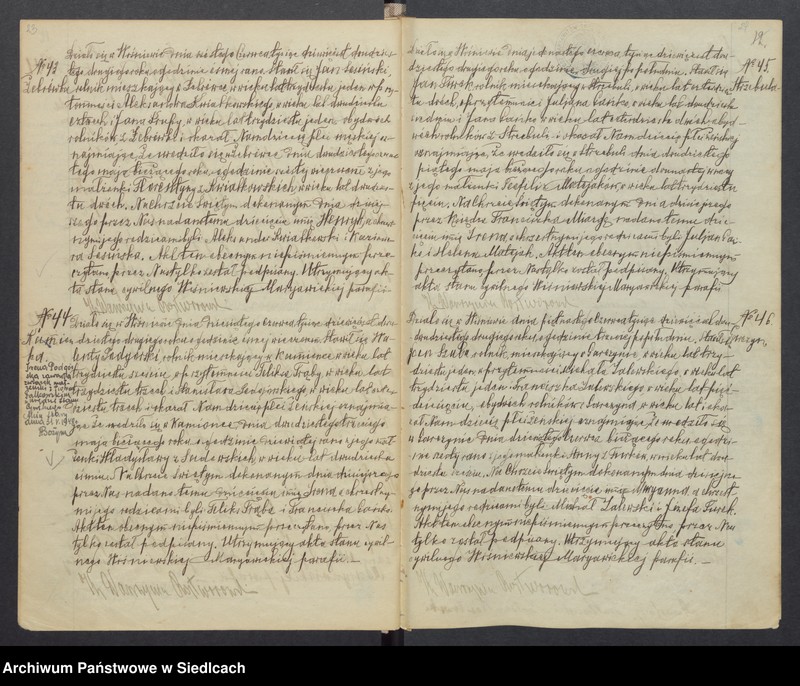 image.from.unit.number "Duplikat aktów stanu cywilnego [urodzonych, zaślubionych i zmarłych] Wiśniewskiej Maryawickiej parafii"