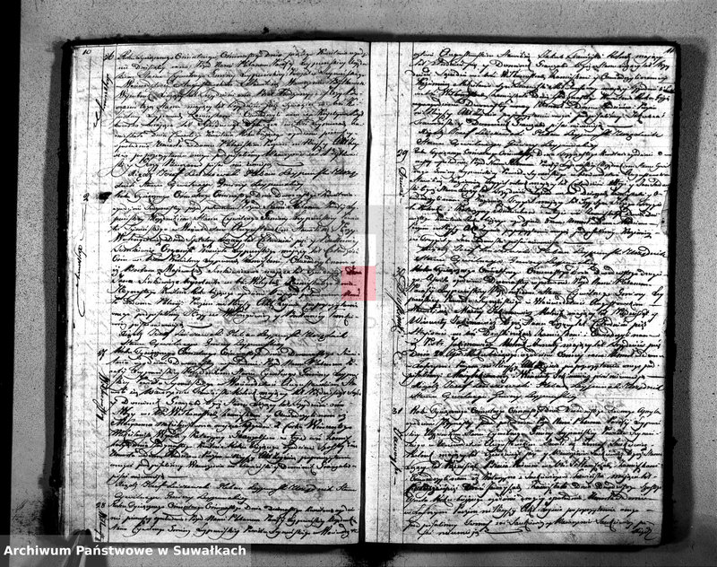 Obraz 8 z jednostki "Księga Aktów Zeyscia Gminy Leypuńskiej od 1-o Stycznia 1818 Roku"