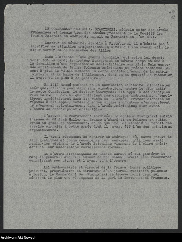 Obraz 20 z jednostki "Jusserand Jean Jules (historyk, dyplomata); Załączniki: charakterystyki i życiorysy F. E. Fronczaka, T. A. Starzyńskiego, J. F. Smulskiego, K. Żychlińskiego, N. L. Piotrowskiego; L.6 (odpowiedzi - maszynopisy)"