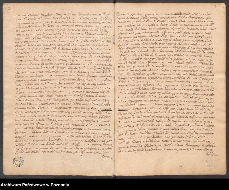 Obraz 5 z jednostki "Prothocollum nobilis officii consularis civitatis Posnaniae."