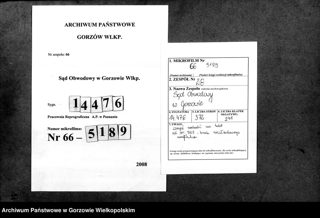 image.from.unit.number "Duplikate der Kirchenbücher von Vietz: Vietz (Witnica), Massin (Mosina)"