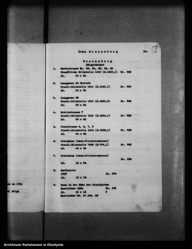 image.from.unit.number "Katalog der Lichtbilder des Provinziellen Denkmalarchievs"