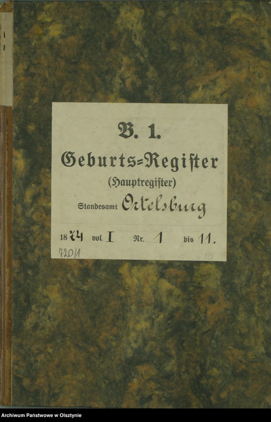 image.from.unit.number "Haupt-Geburts-Register Nr 1 - 11"