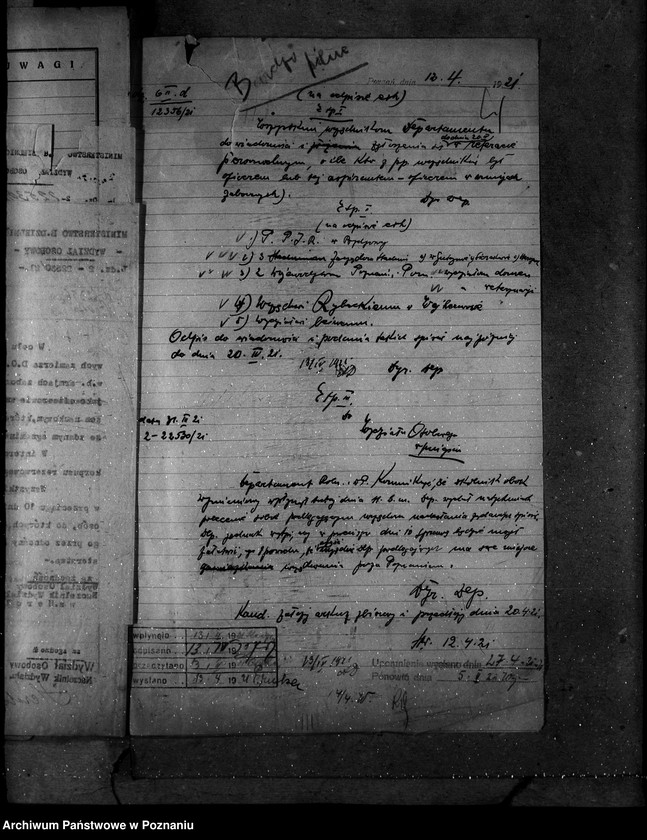 Obraz 8 z jednostki "Rozporządzenia personalne ogólne"