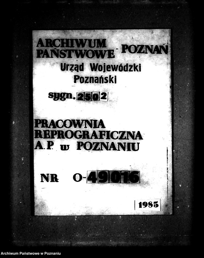 Obraz 20 z jednostki "Majątek Jeziorki powiatu leszczyńskiego wyłączenie z art. 4/5 ustawy o reformie rolnej Hans Hasche ."