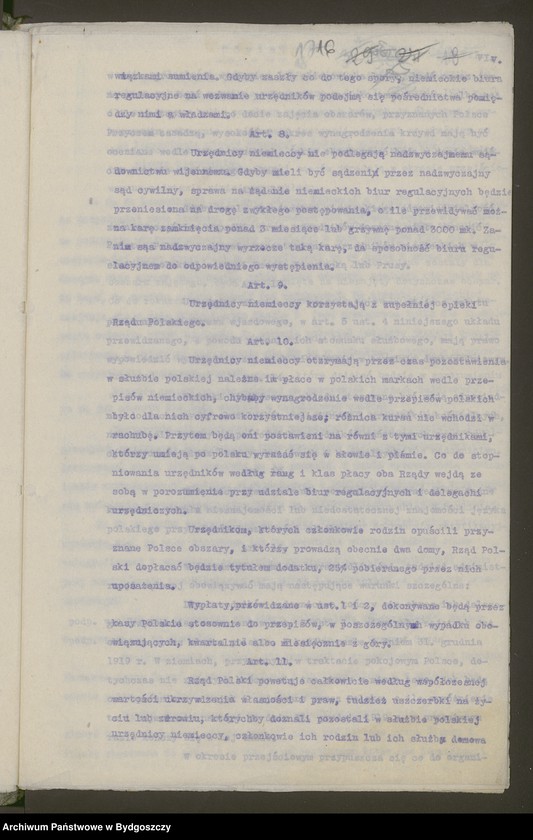 image.from.unit.number "[Układy polsko-niemieckie w sprawie przejęcia Pomorza przez władze polskie i unormowania spraw urzędniczych]"