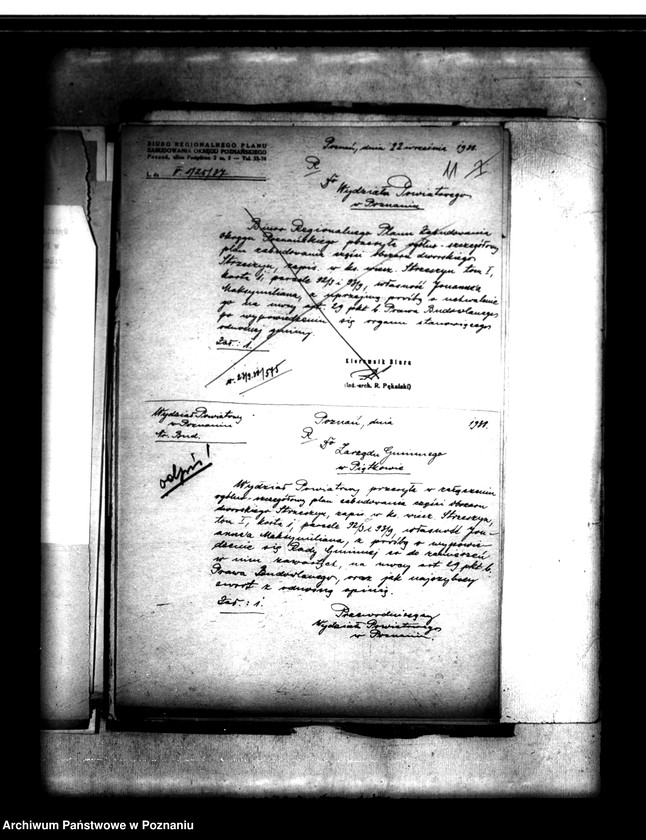 Obraz 15 z jednostki "/Majątek Strzeszyn powiatu poznańskiego plany zabudowy/"