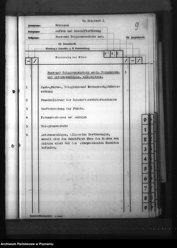 Obraz 13 z jednostki "Registratur- Hochbau"