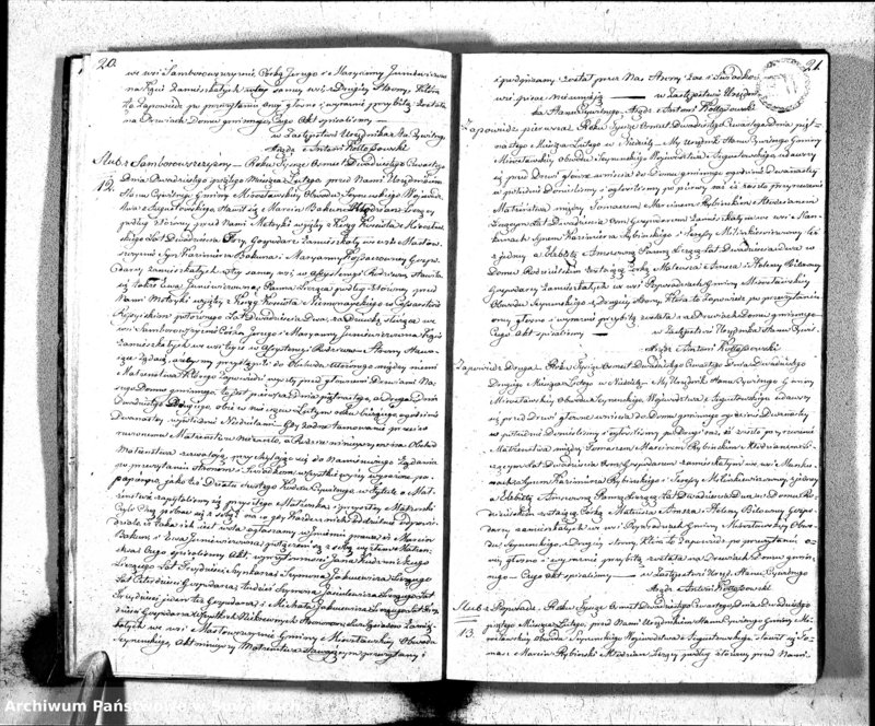 image.from.unit.number "Akta Zaślubionych Gminy Mirosławskiej na Rok 1824"