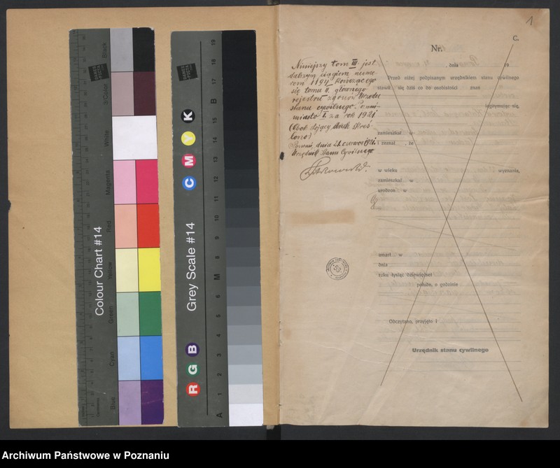 Obraz 3 z jednostki "Księga miejscowa zgonów tom III [Rejestr główny zgonów]"